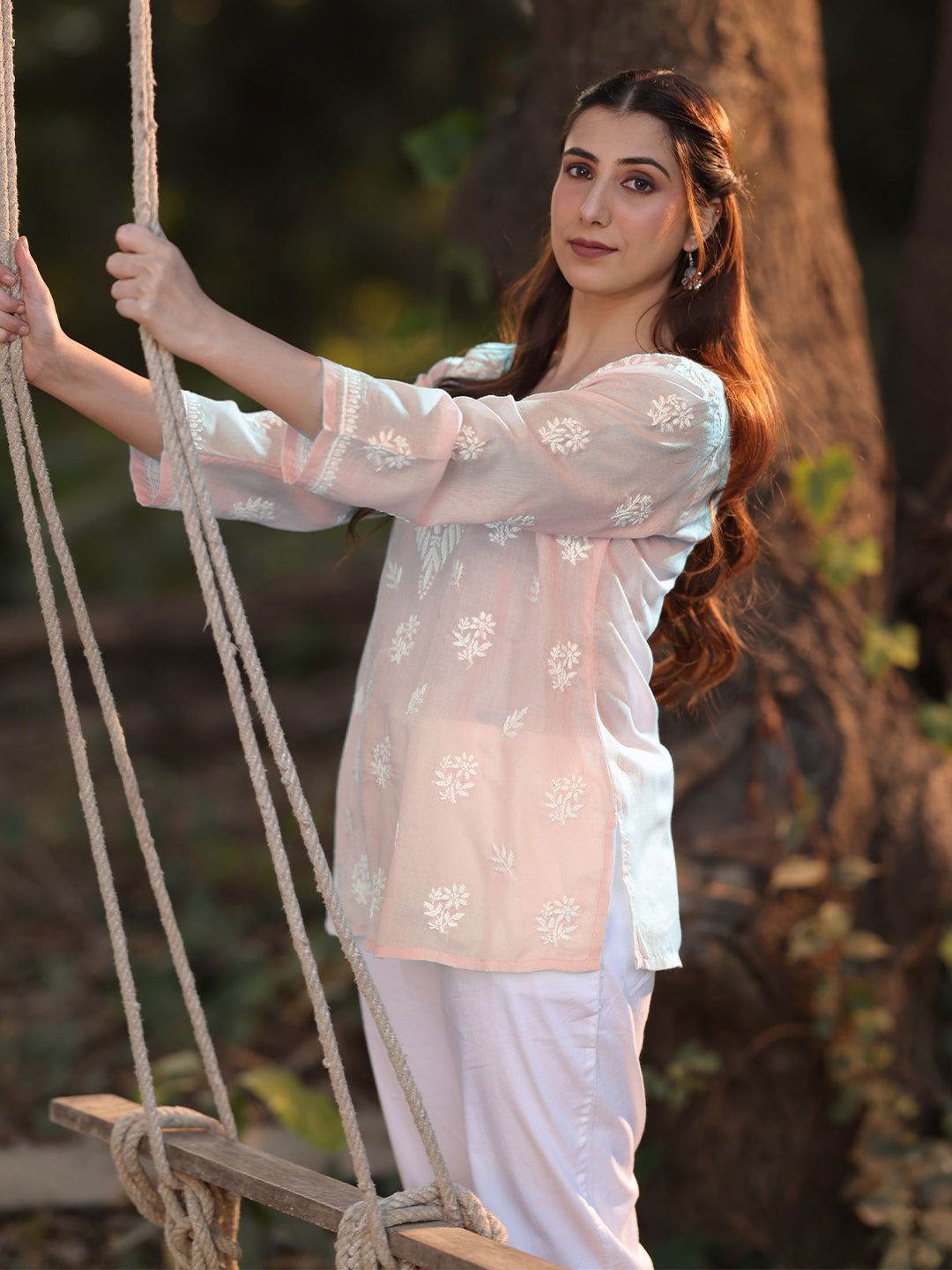 LEILA Chikankari Top - KRI CHIKANKARI